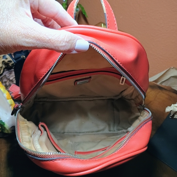 GUESS Small Red Women's Backpack - Picture 7 of 8